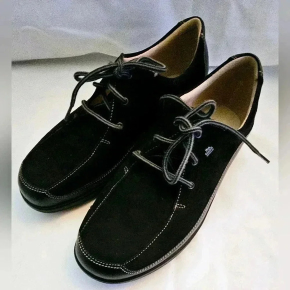 Finn Comfort Acapulco Women's Shoes 6 US Black Leather  Lace City Sport Oxford - Picture 5 of 9